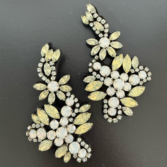 J Crew crystal statement chandelier earrings - Picture 1 of 3